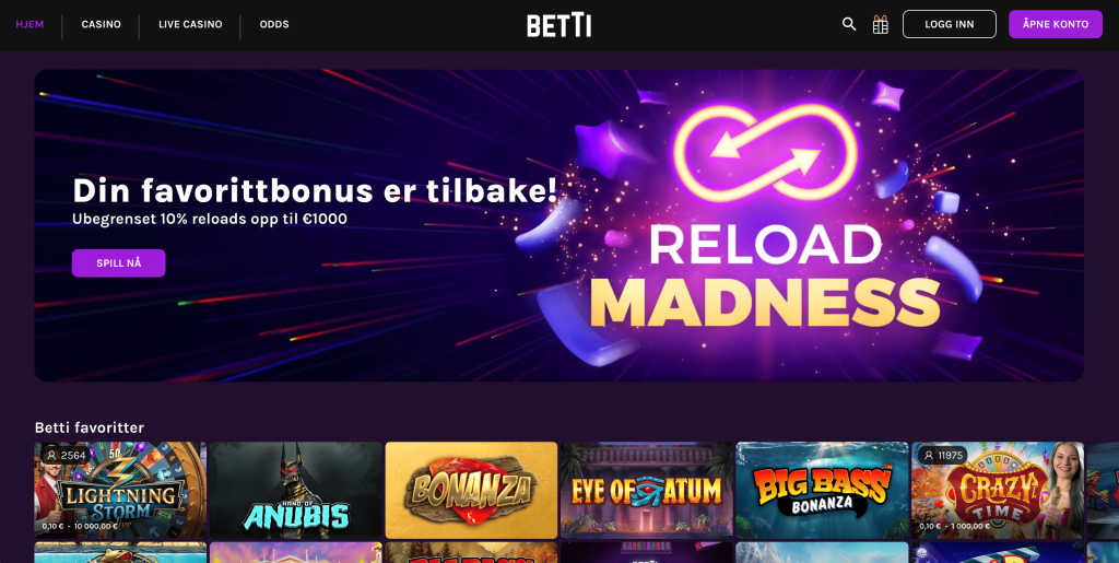 betti casino