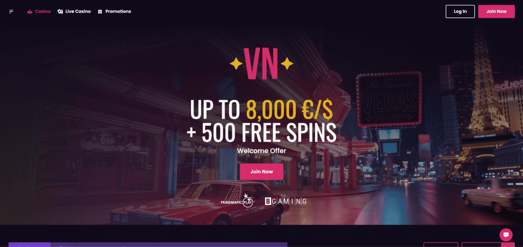 vegasnow casino